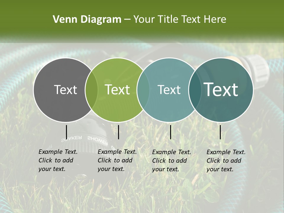 Tube Grass Water PowerPoint Template