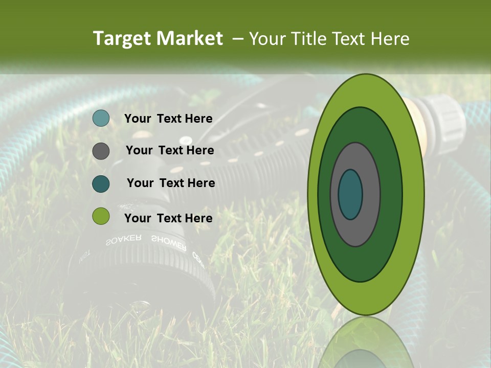 Tube Grass Water PowerPoint Template