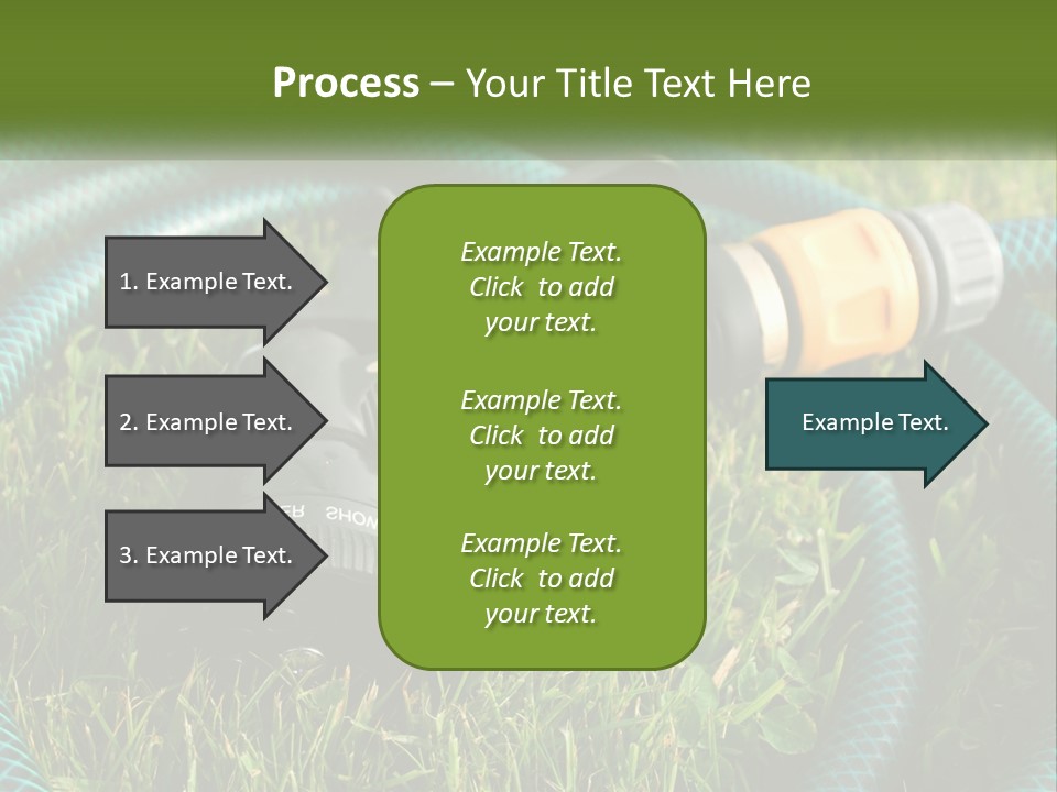 Tube Grass Water PowerPoint Template