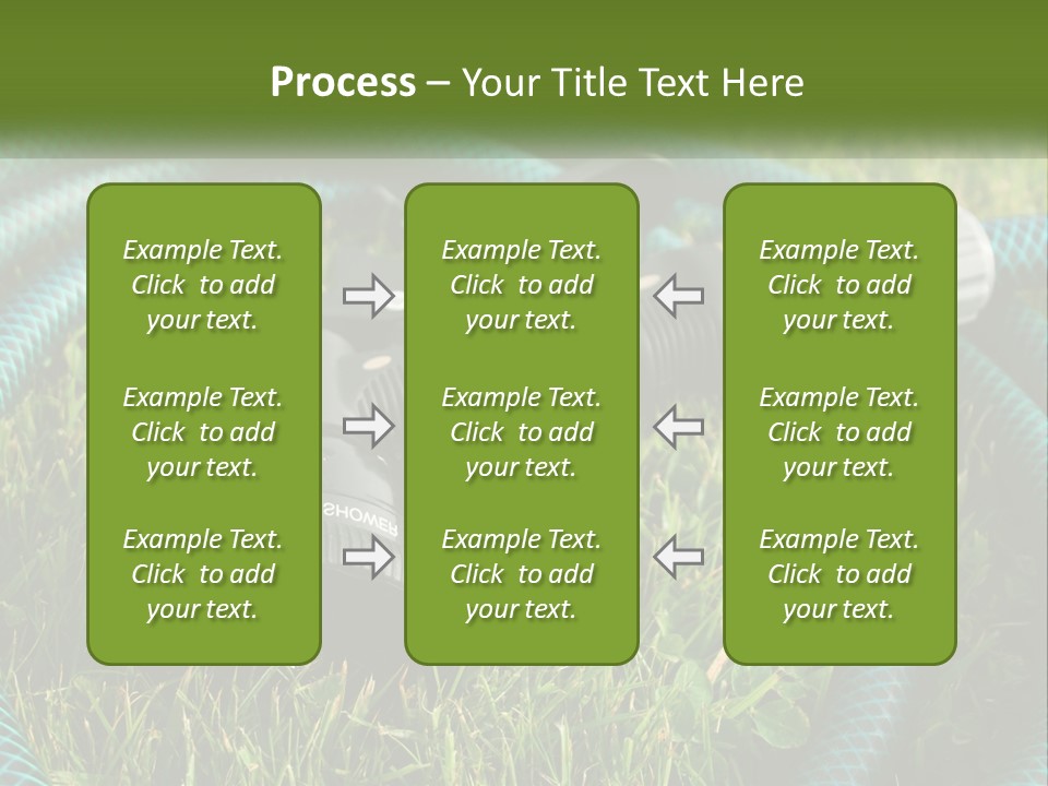 Tube Grass Water PowerPoint Template