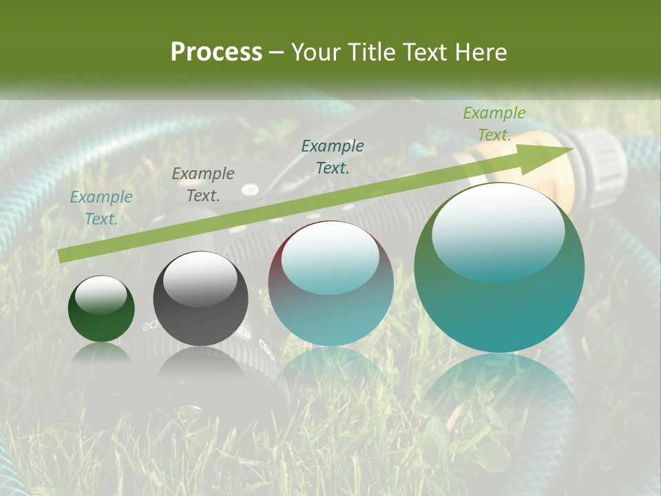 Tube Grass Water PowerPoint Template