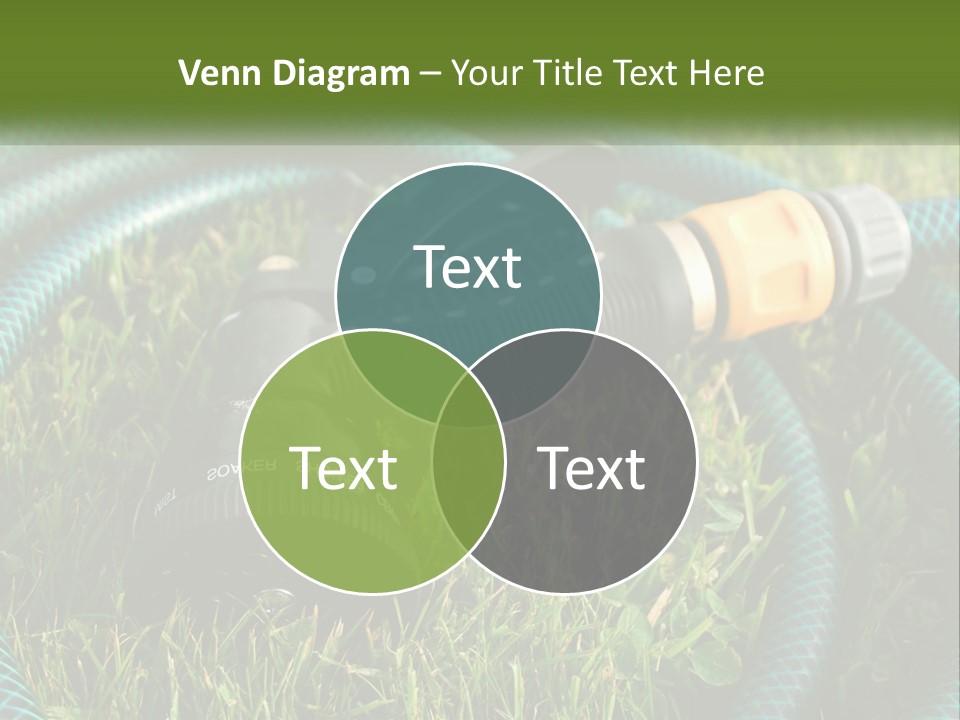 Tube Grass Water PowerPoint Template