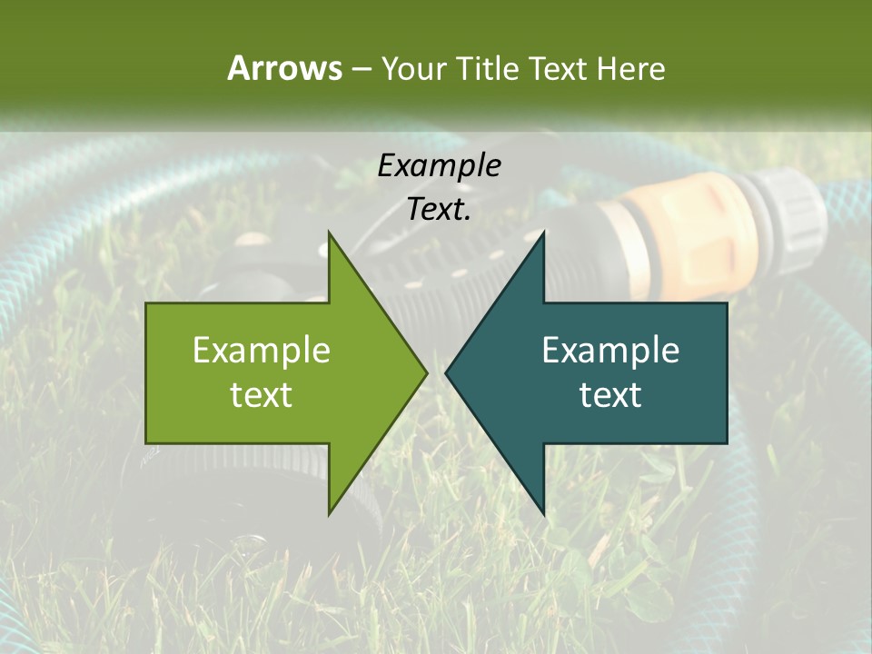 Tube Grass Water PowerPoint Template