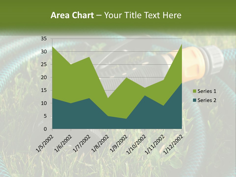 Tube Grass Water PowerPoint Template
