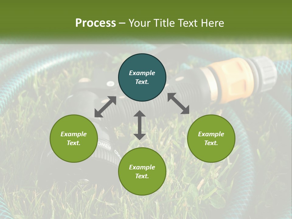 Tube Grass Water PowerPoint Template
