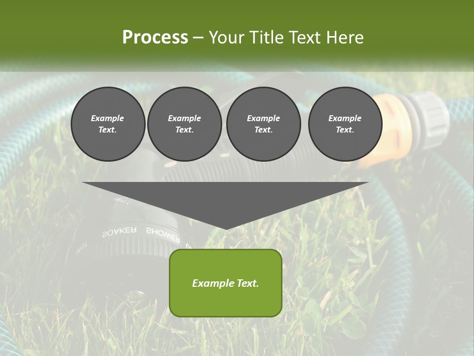 Tube Grass Water PowerPoint Template