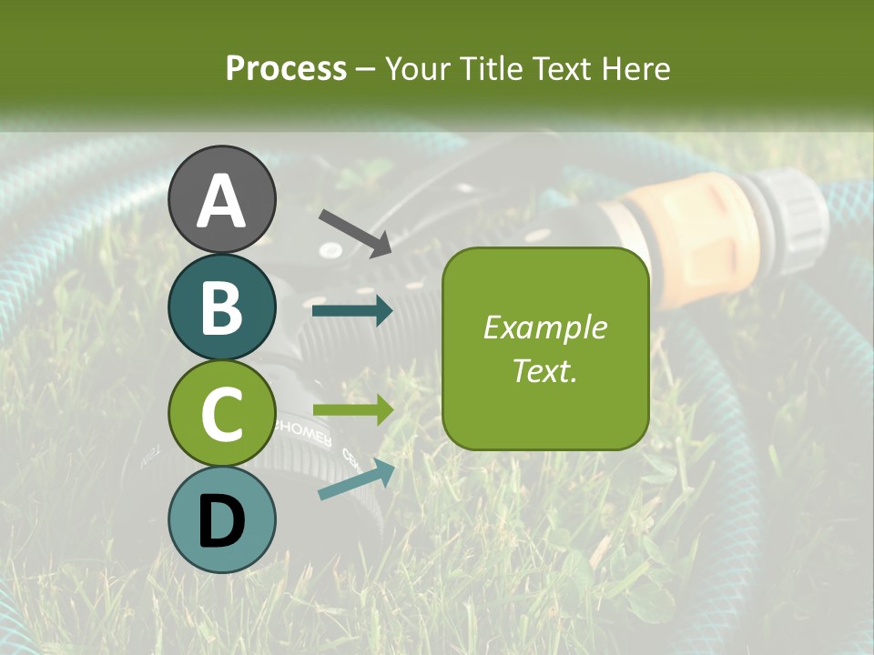 Tube Grass Water PowerPoint Template