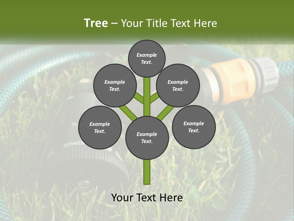Tube Grass Water PowerPoint Template