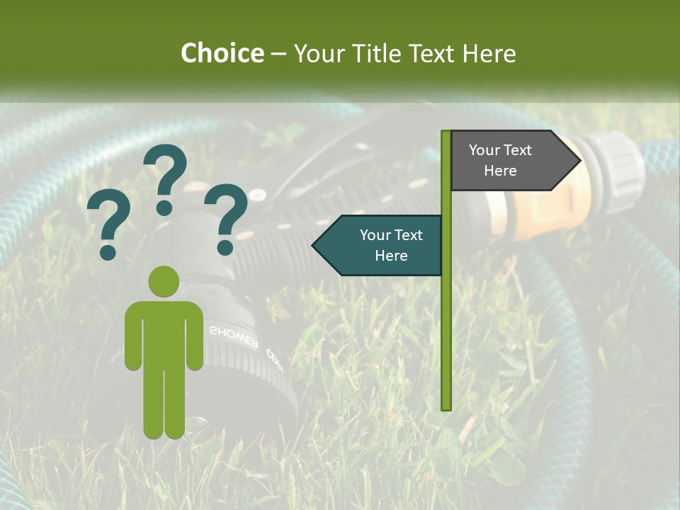 Tube Grass Water PowerPoint Template