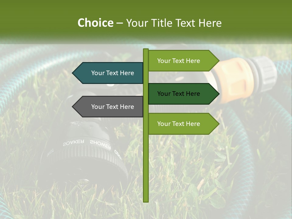 Tube Grass Water PowerPoint Template