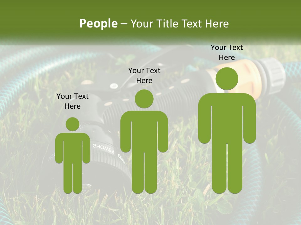 Tube Grass Water PowerPoint Template