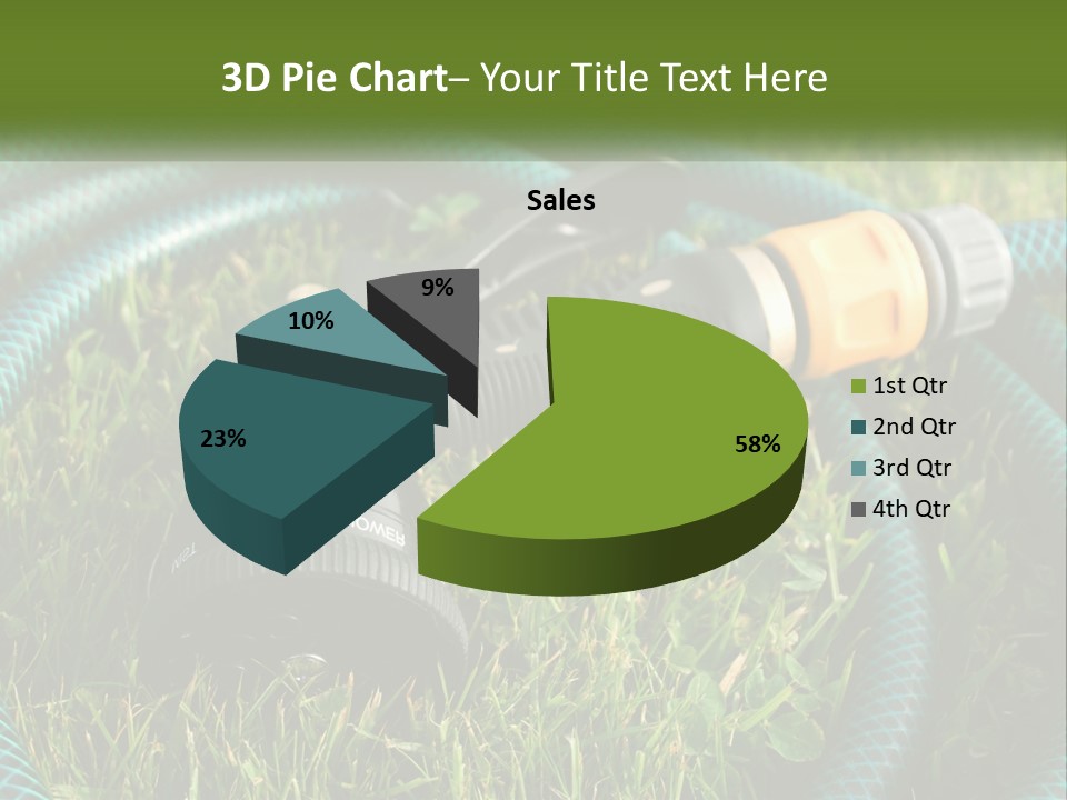 Tube Grass Water PowerPoint Template