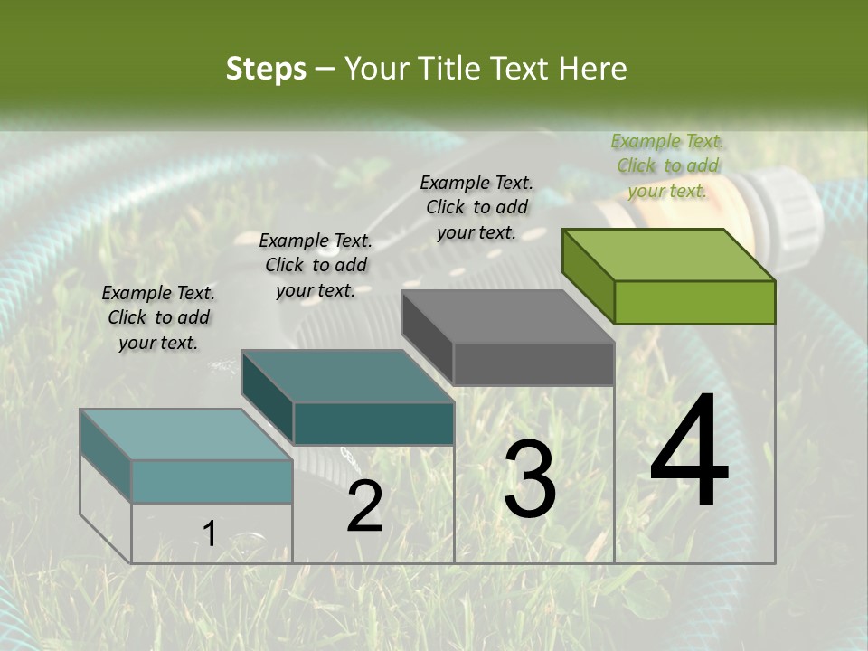 Tube Grass Water PowerPoint Template