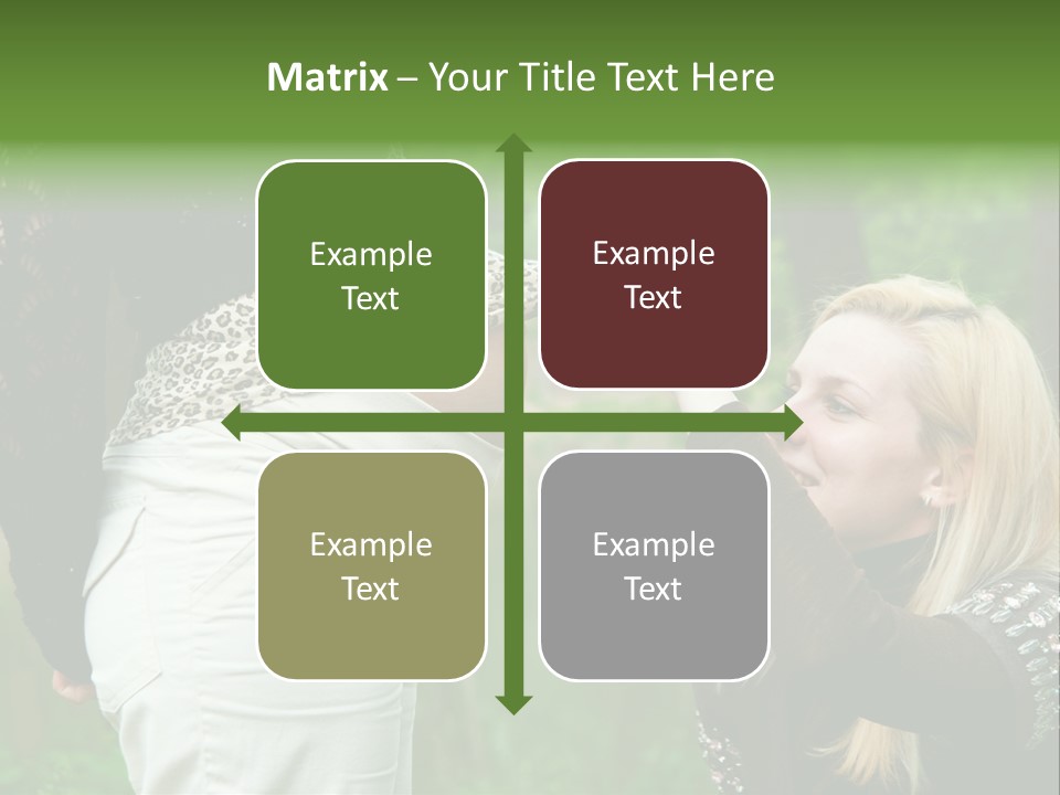 Looking Togetherness Care PowerPoint Template