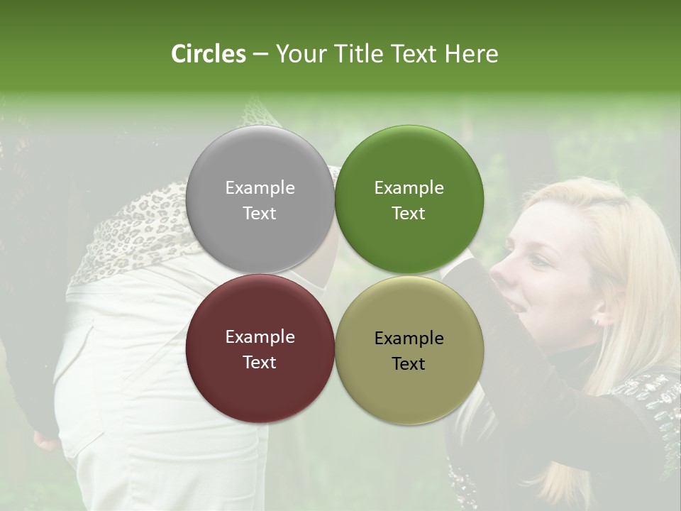 Looking Togetherness Care PowerPoint Template