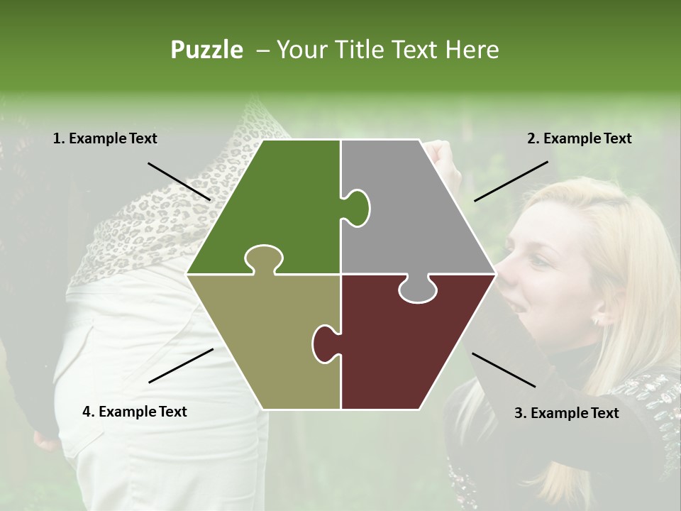 Looking Togetherness Care PowerPoint Template