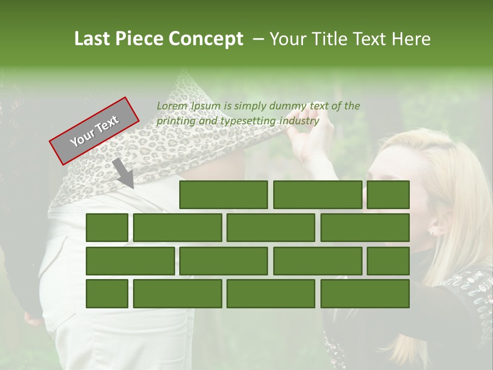 Looking Togetherness Care PowerPoint Template