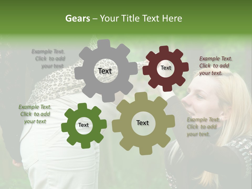 Looking Togetherness Care PowerPoint Template