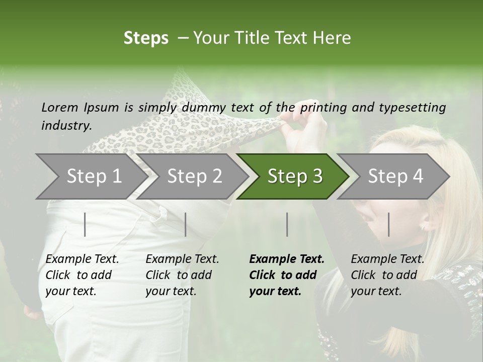 Looking Togetherness Care PowerPoint Template
