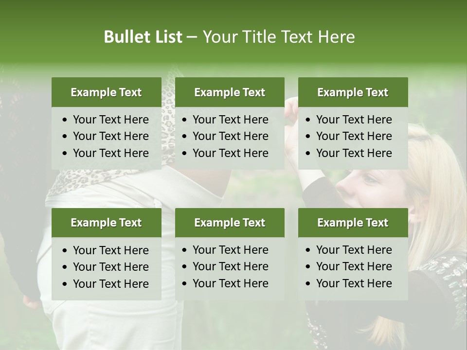 Looking Togetherness Care PowerPoint Template