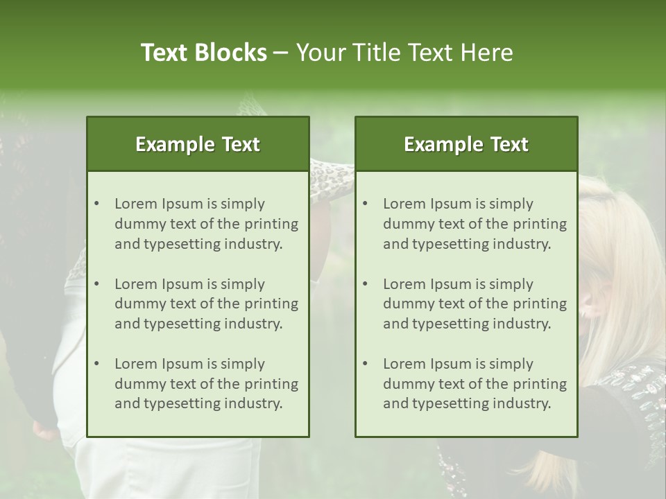 Looking Togetherness Care PowerPoint Template