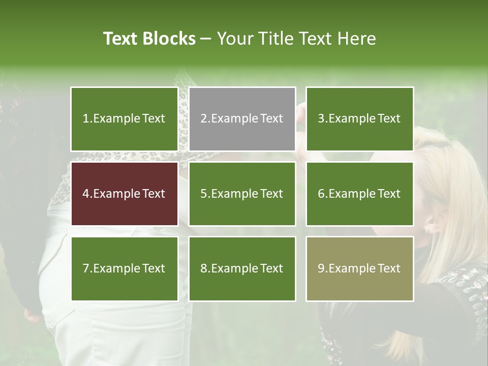 Looking Togetherness Care PowerPoint Template