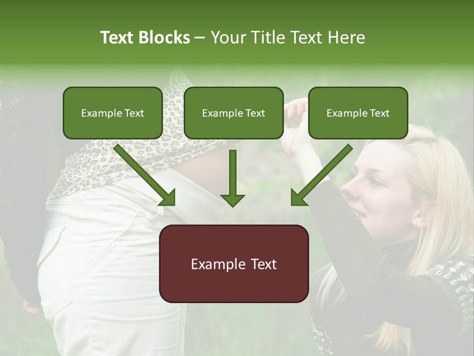 Looking Togetherness Care PowerPoint Template