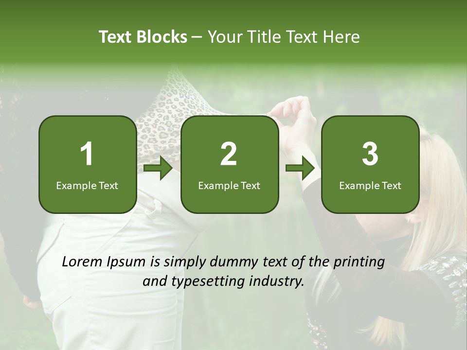 Looking Togetherness Care PowerPoint Template