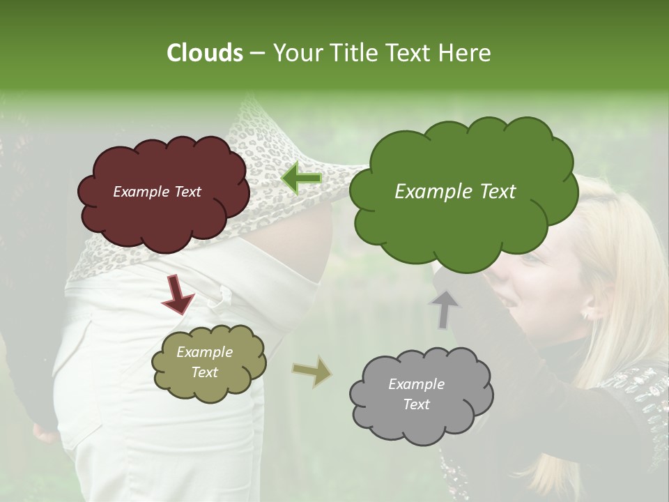 Looking Togetherness Care PowerPoint Template