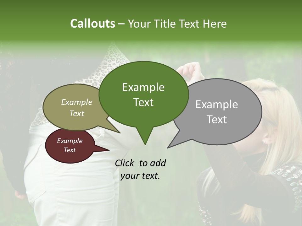 Looking Togetherness Care PowerPoint Template