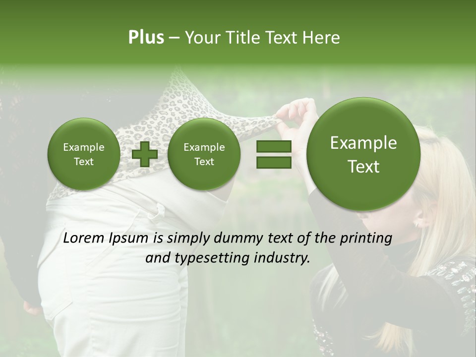 Looking Togetherness Care PowerPoint Template