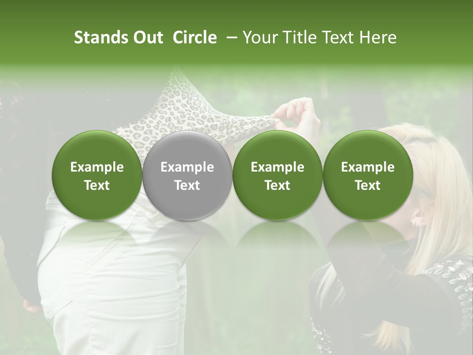 Looking Togetherness Care PowerPoint Template