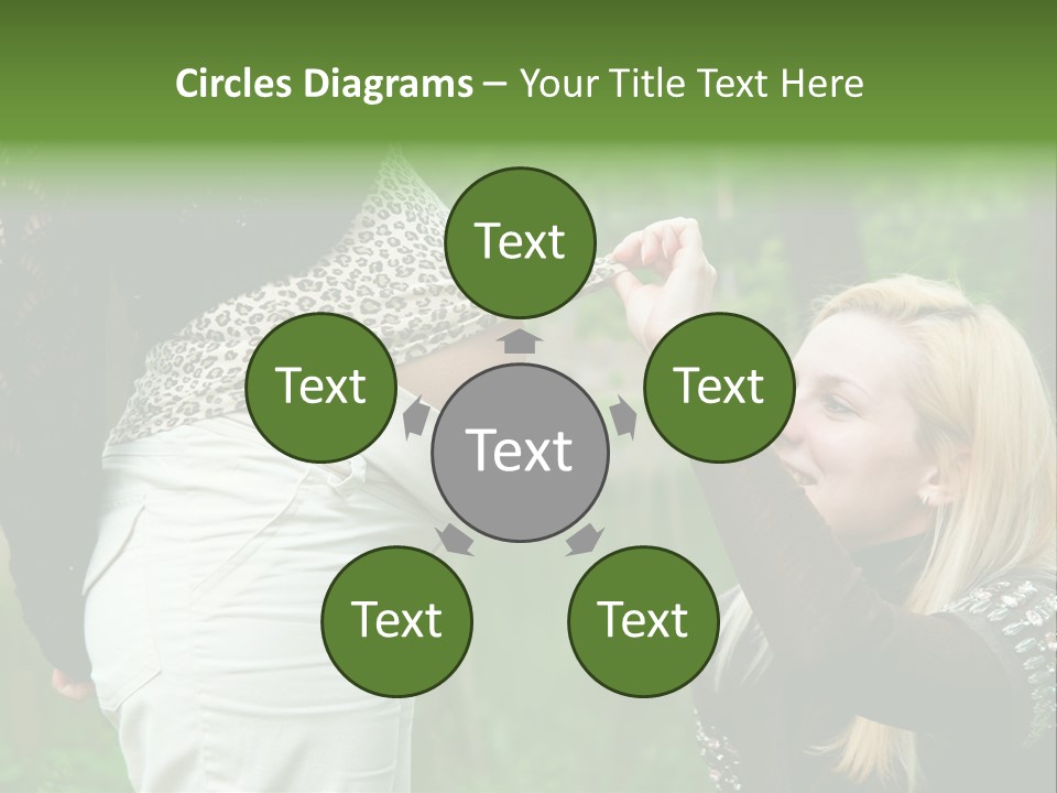 Looking Togetherness Care PowerPoint Template