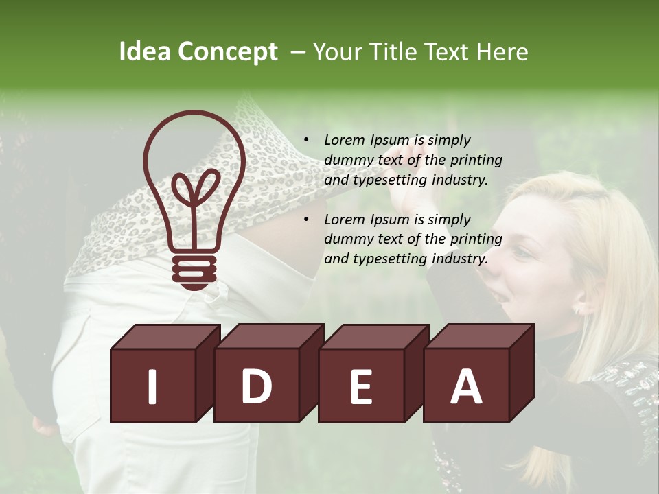 Looking Togetherness Care PowerPoint Template