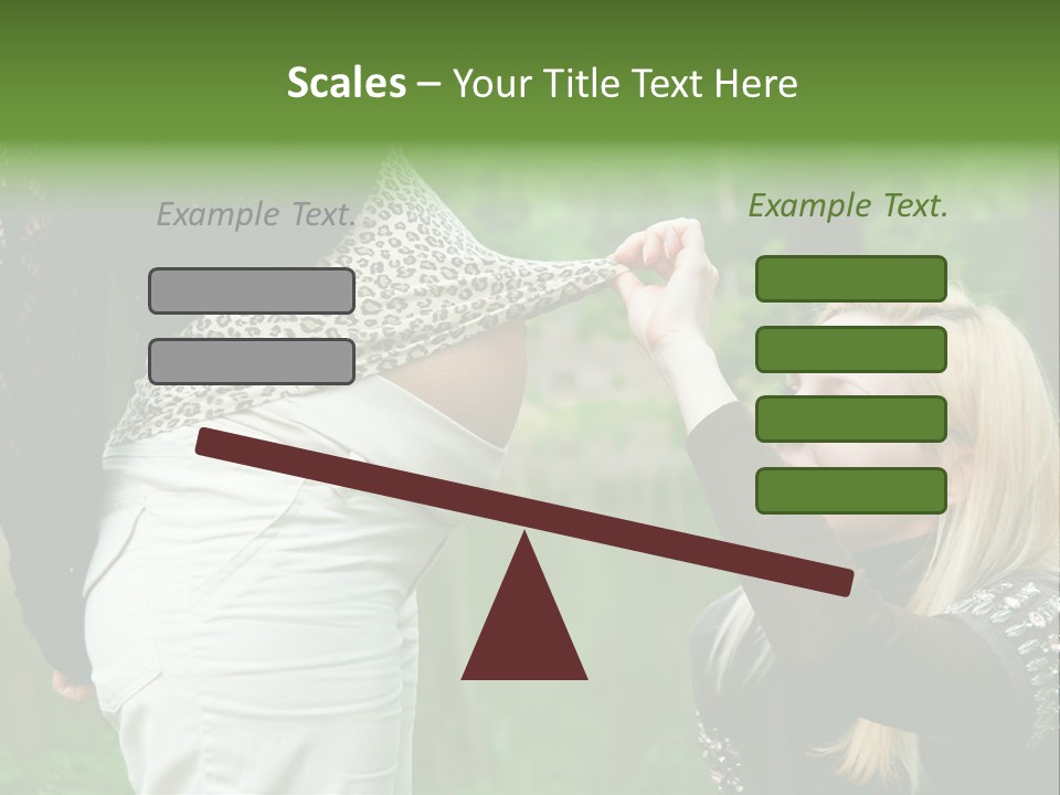 Looking Togetherness Care PowerPoint Template