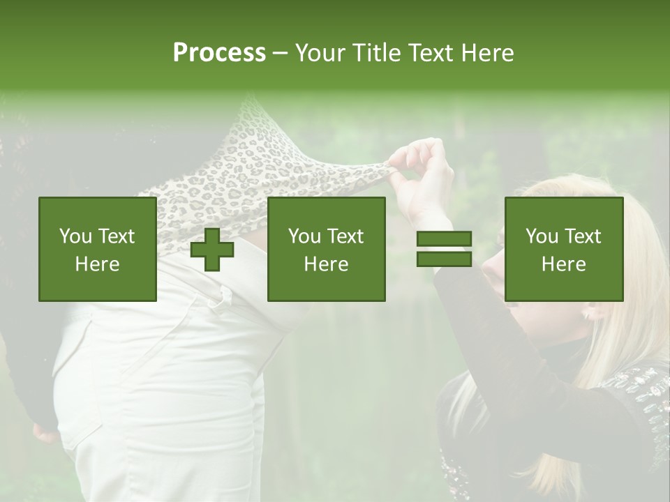Looking Togetherness Care PowerPoint Template