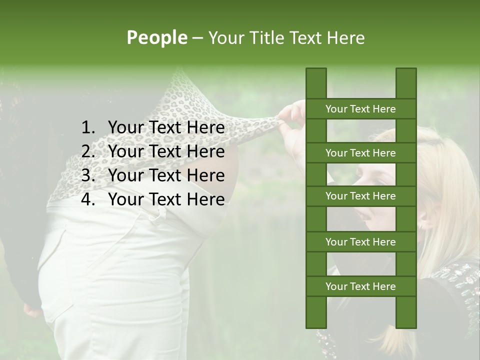 Looking Togetherness Care PowerPoint Template