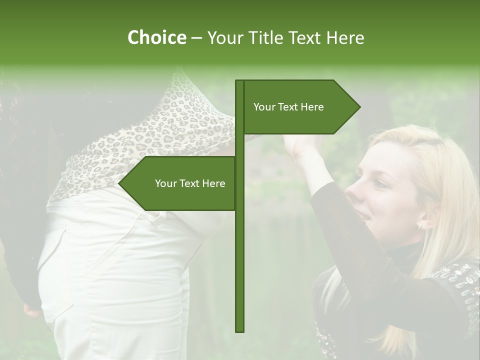 Looking Togetherness Care PowerPoint Template