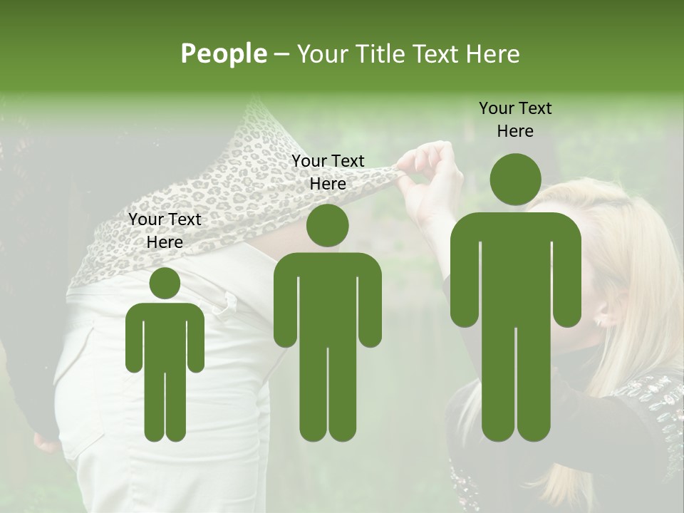 Looking Togetherness Care PowerPoint Template