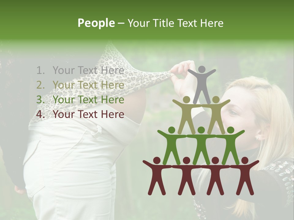 Looking Togetherness Care PowerPoint Template