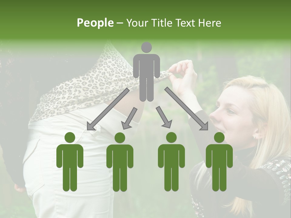 Looking Togetherness Care PowerPoint Template