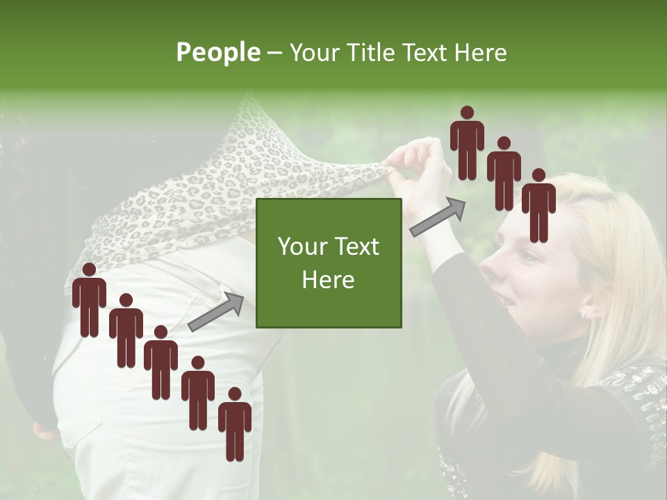 Looking Togetherness Care PowerPoint Template