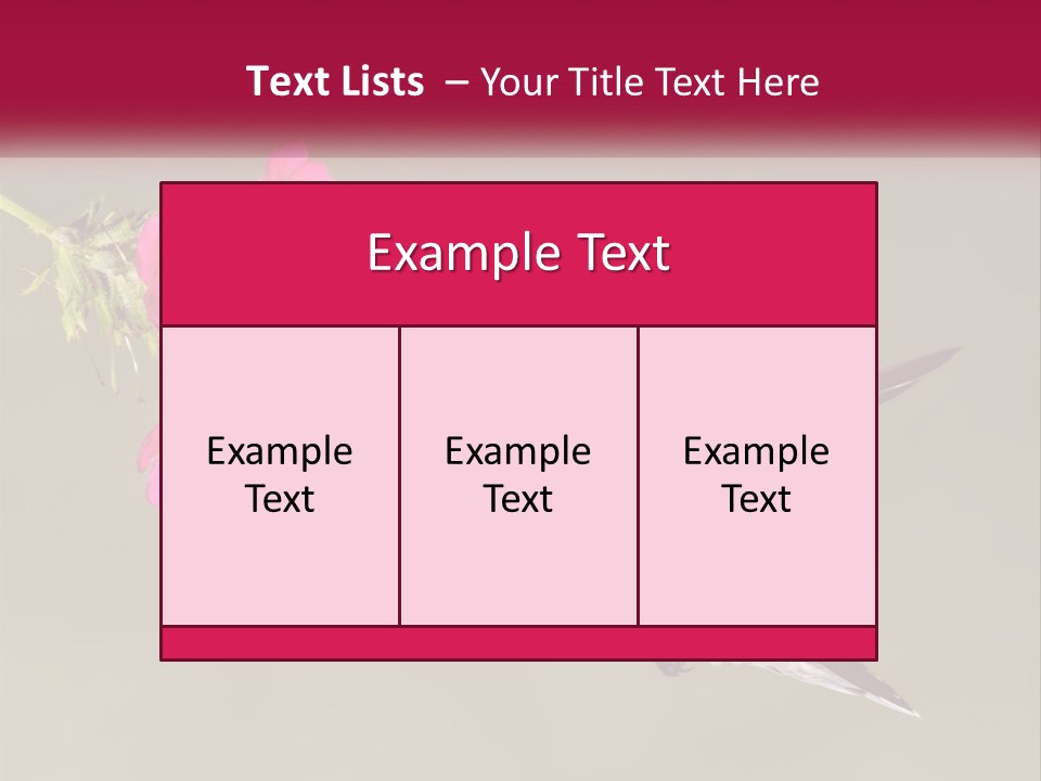 Archilochus Humming Hummingbird PowerPoint Template