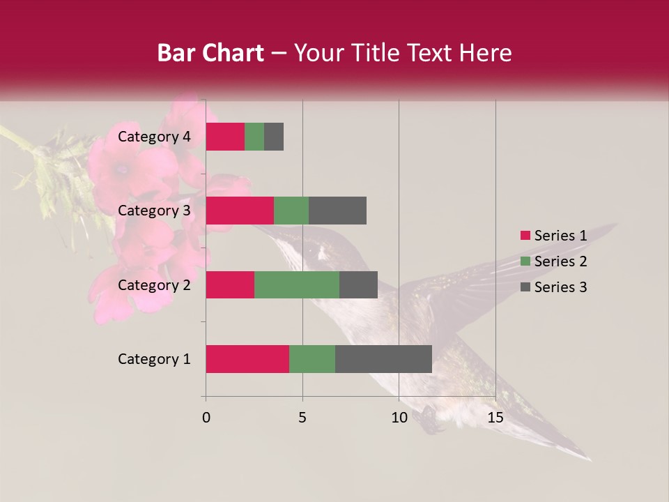 Archilochus Humming Hummingbird PowerPoint Template