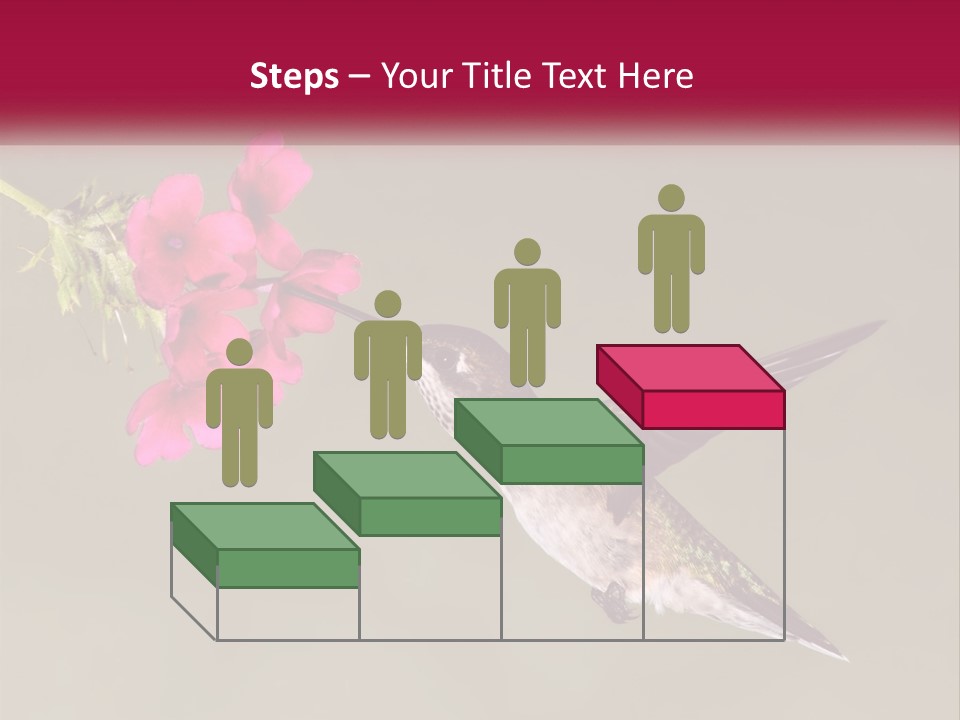 Archilochus Humming Hummingbird PowerPoint Template