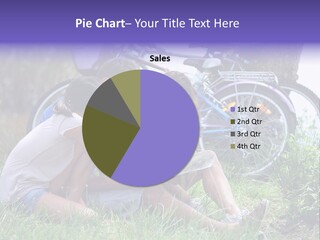 Vacation Happy Bicycle PowerPoint Template