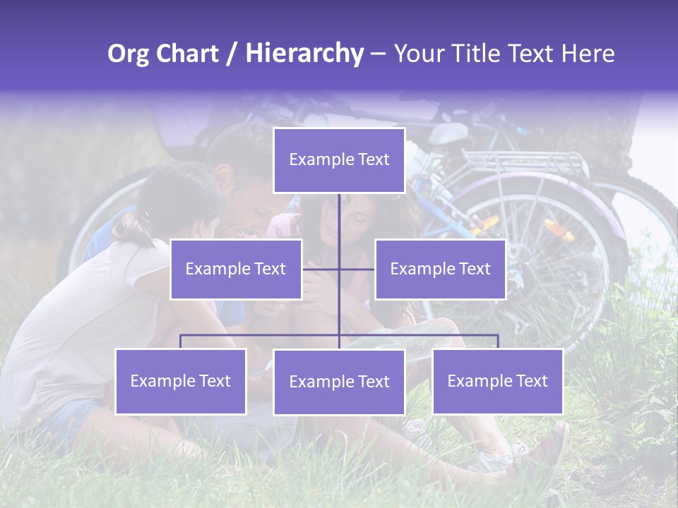 Vacation Happy Bicycle PowerPoint Template