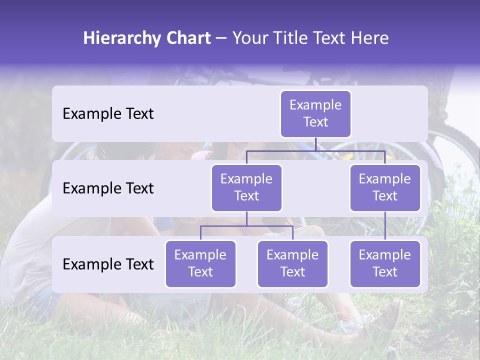 Vacation Happy Bicycle PowerPoint Template