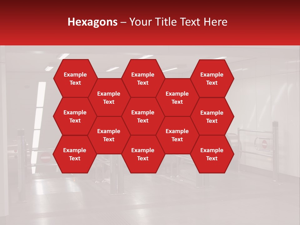 Floor Escalator Enter PowerPoint Template