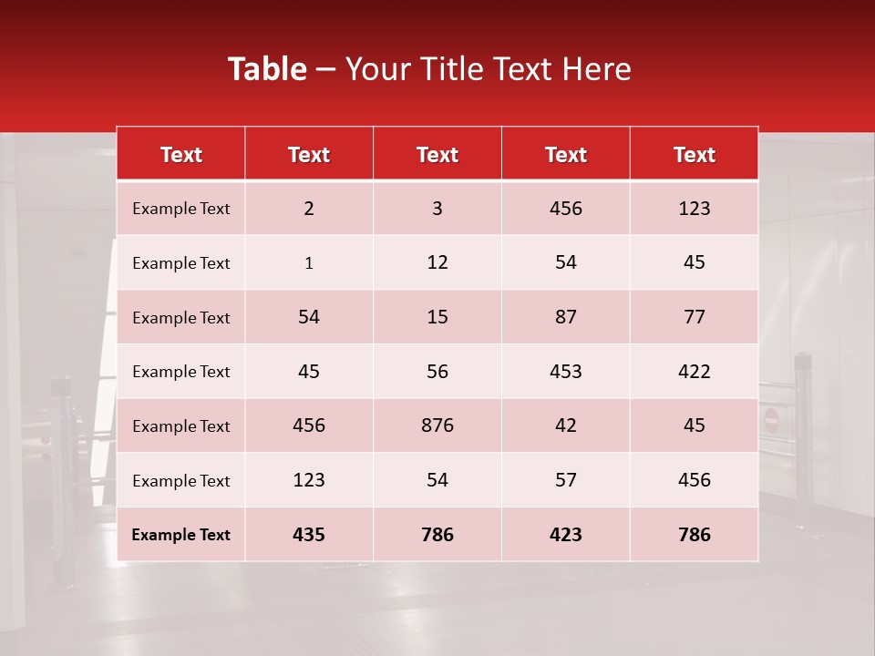 Floor Escalator Enter PowerPoint Template